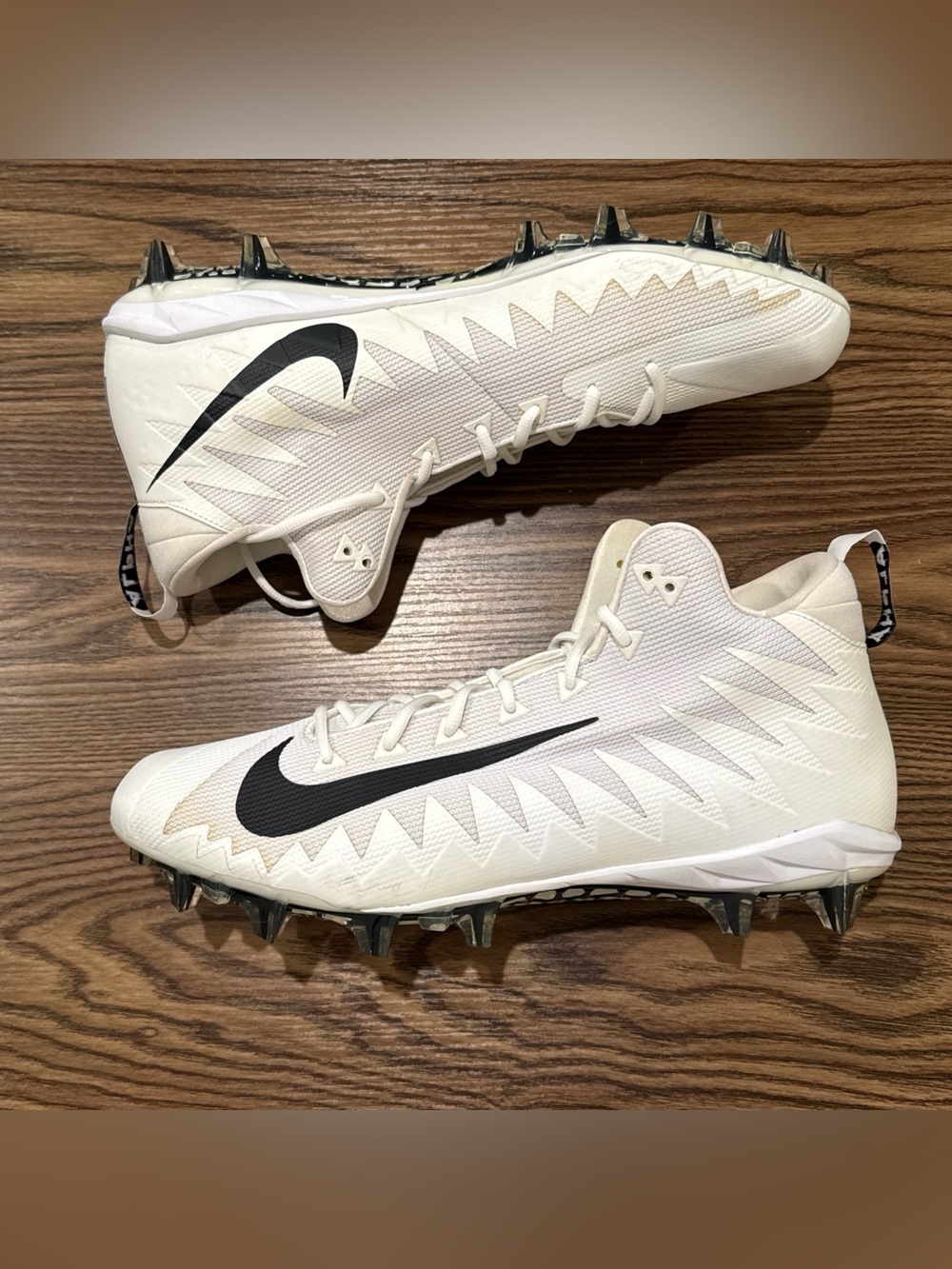 Size 16,Nike Alpha Menace Pro Mid TD Football Cleats White AJ6604-102